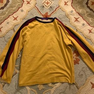Retro Yellow Crewneck Sweatshirt